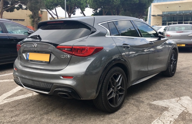 Infiniti QX30 exterior specifications