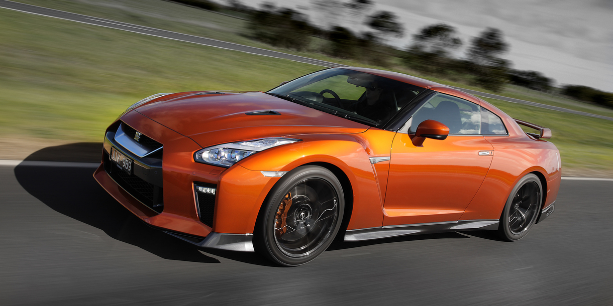 Nissan GTR Orange