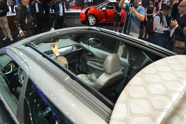 Citroen DS3 Cabrio modern big Citroen DS3 Cabrio interior model