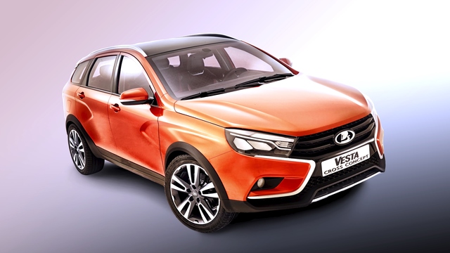 VAZ Lada Vesta Cross exterior photo VAZ Lada Vesta Cross modern model