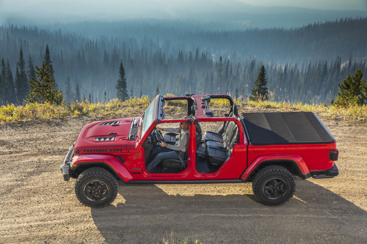 Jeep gladiator размеры