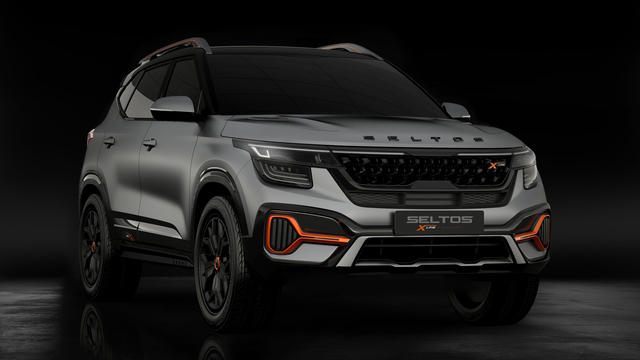 KIA Seltos auto show