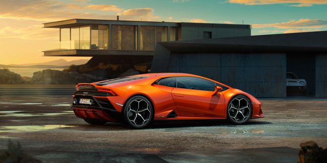 Lamborghini Huracan EVO interior big Lamborghini Huracan EVO exterior photo