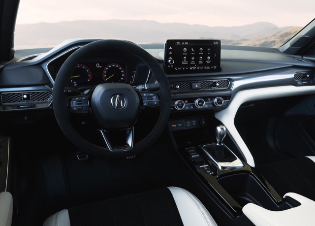 Rear view of Acura Integra 2022