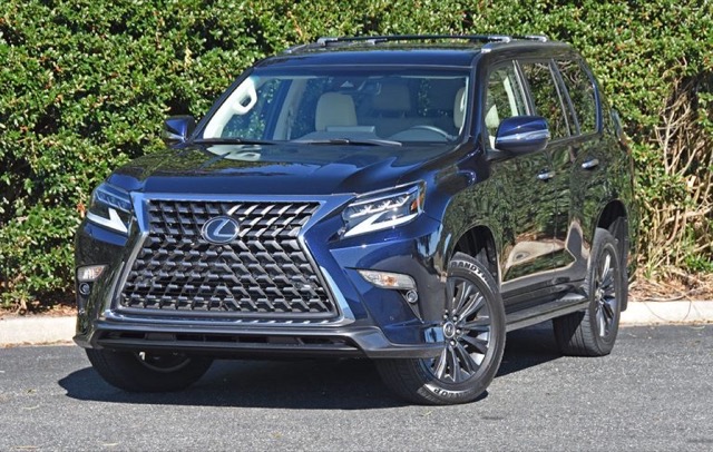 Side profile of Lexus GX suv
