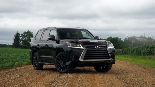 Side profile of Lexus LX suv