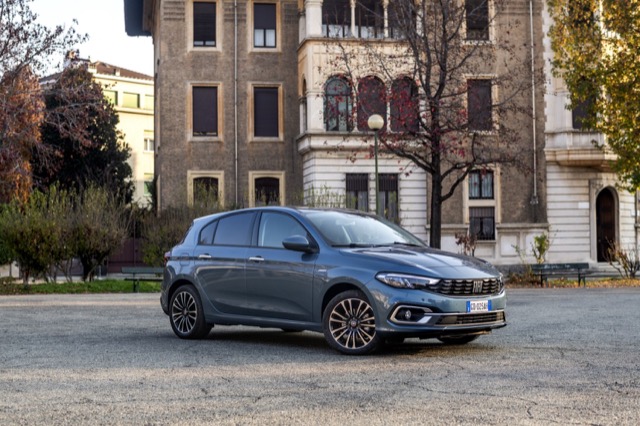 Rear view of Fiat Tipo Hatchback 2020