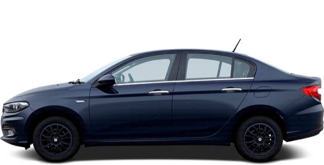 Rear view of Fiat Tipo Hatchback 2020