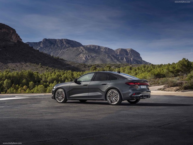 Rear view of Audi A5 (B10) 2024
