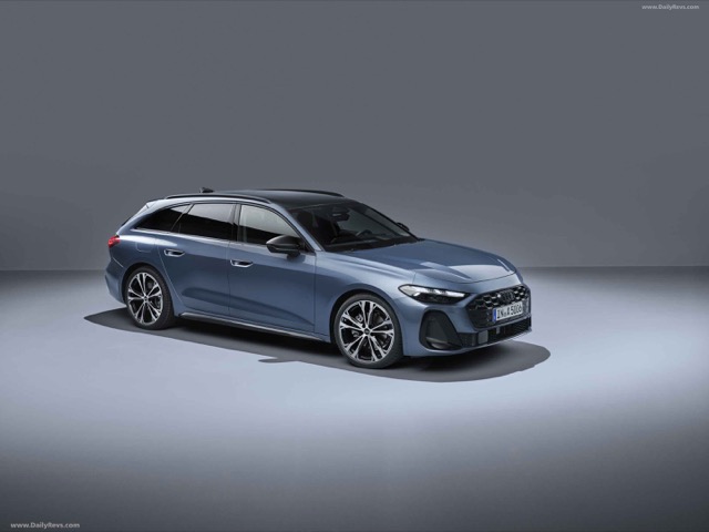 Side profile of Audi A5 Avant (B10) wagon
