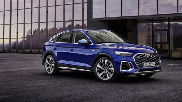 Rear view of Audi Q5 Sportback (FY) 2020