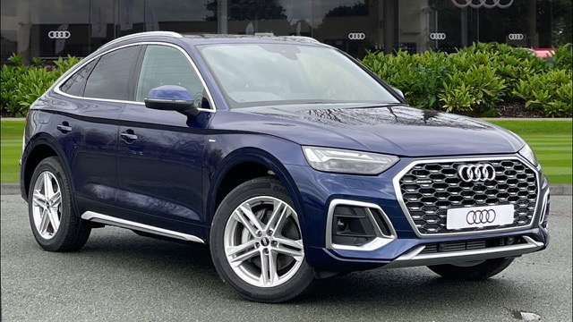 Rear view of Audi Q5 Sportback (FY) 2020