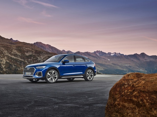 Rear view of Audi Q5 Sportback (FY) 2020