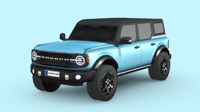 Ford Bronco 3D 2020 suv