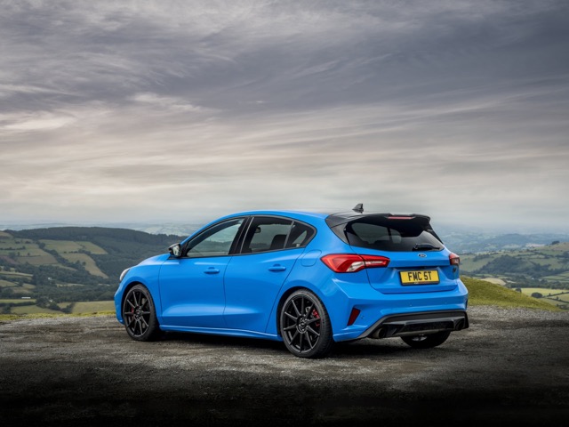 Rear view of Ford Focus 2021