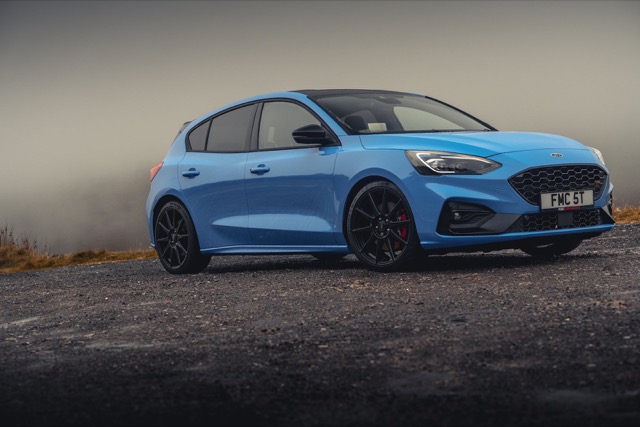 Rear view of Ford Focus 2021