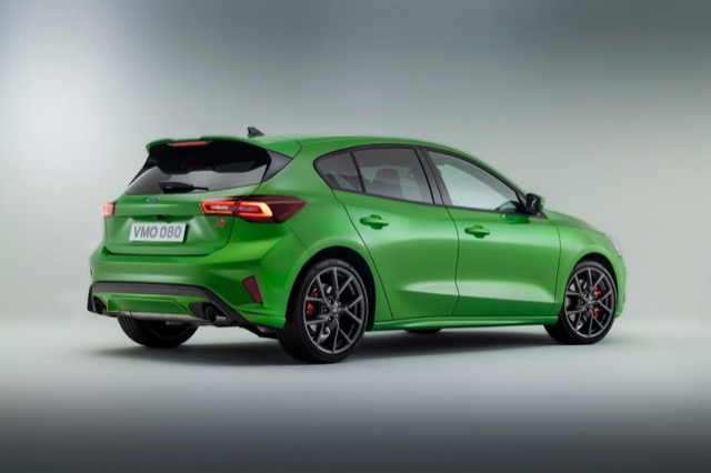 Rear view of Ford Focus 2021