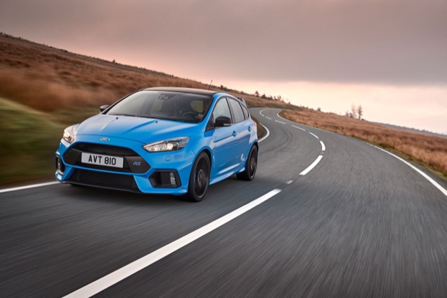 Rear view of Ford Focus 2021