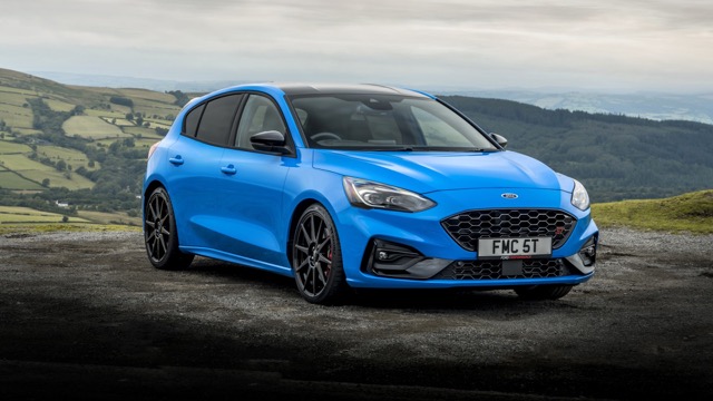Rear view of Ford Focus 2021