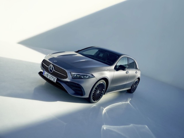 Rear view of Mercedes A-Class (W177) 2022