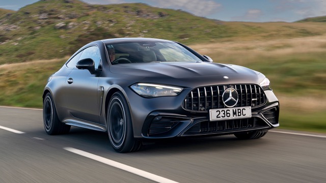 Side profile of Mercedes CLE Coupe (C236) coupe