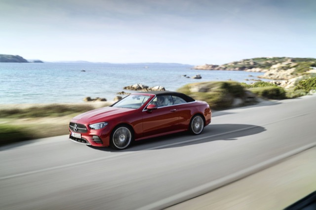 Side profile of Mercedes E-Class Cabriolet (A238) cabriolet