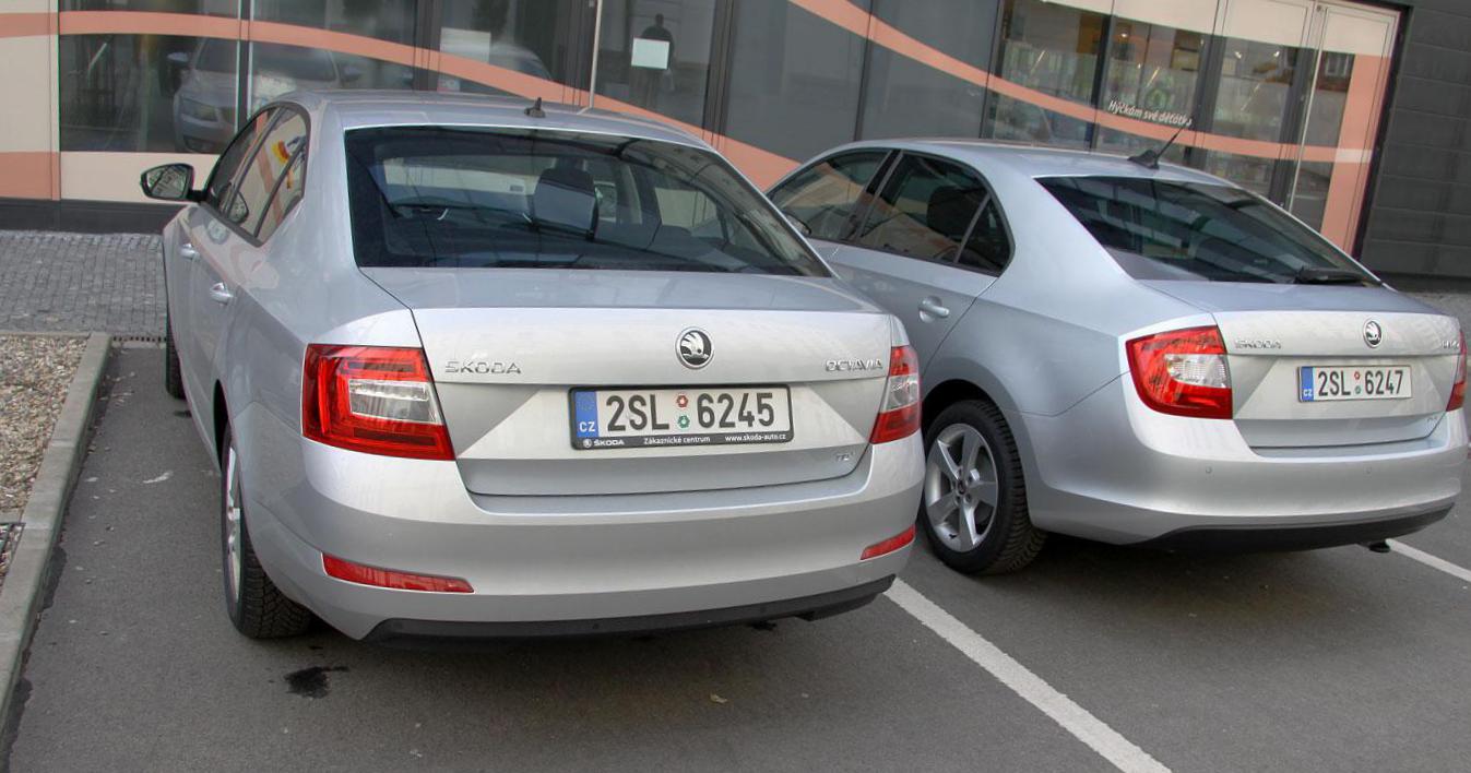 Rear view of Skoda Octavia A5 RS 2009