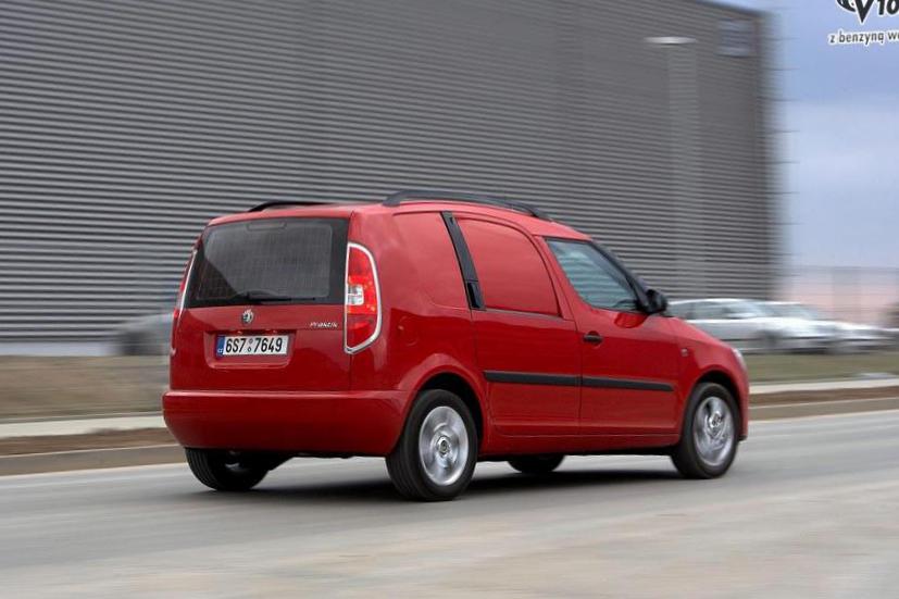 Rear view of Skoda Praktik 2010