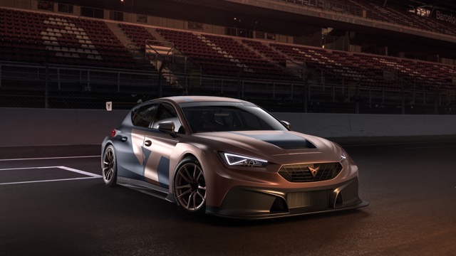 Rear view of CUPRA Leon 2024