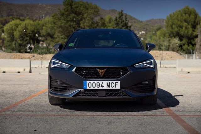 Rear view of CUPRA Leon 2024