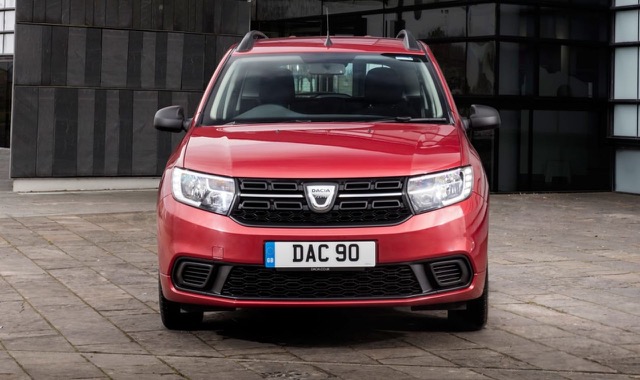 Side profile of Dacia Logan sedan