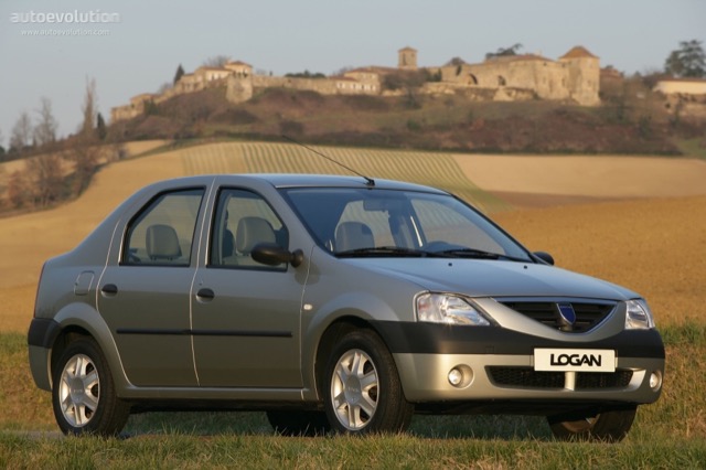 Side profile of Dacia Logan sedan