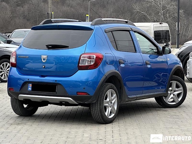 Rear view of Dacia Sandero 2016