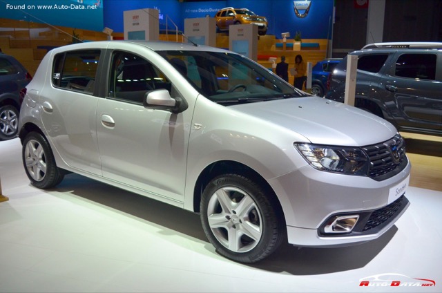 Rear view of Dacia Sandero 2016