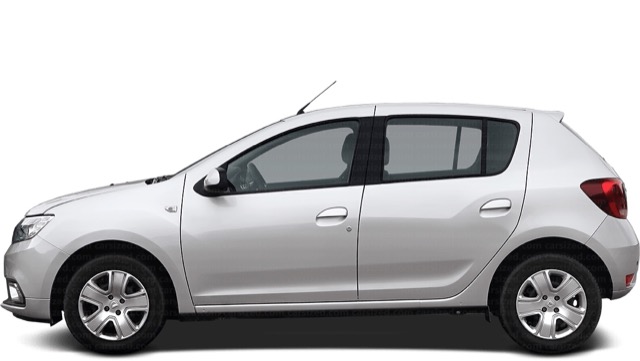 Rear view of Dacia Sandero 2016