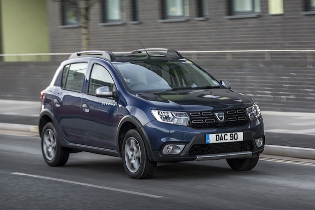 Rear view of Dacia Sandero 2016