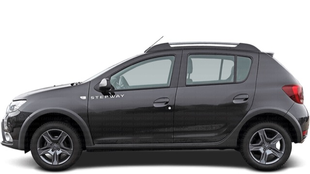 Rear view of Dacia Sandero 2012