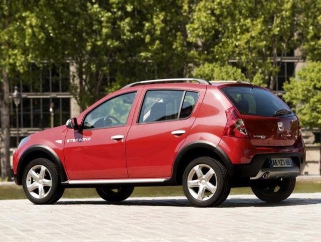 Rear view of Dacia Sandero 2008