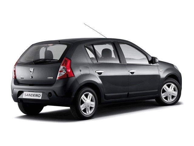 Rear view of Dacia Sandero 2008