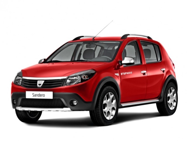 Rear view of Dacia Sandero 2008