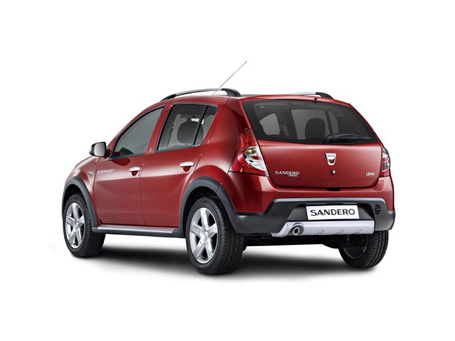 Rear view of Dacia Sandero 2008