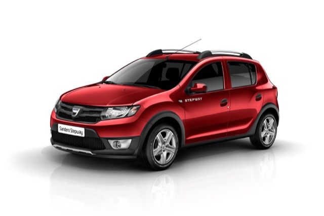 Rear view of Dacia Sandero Stepway 2016