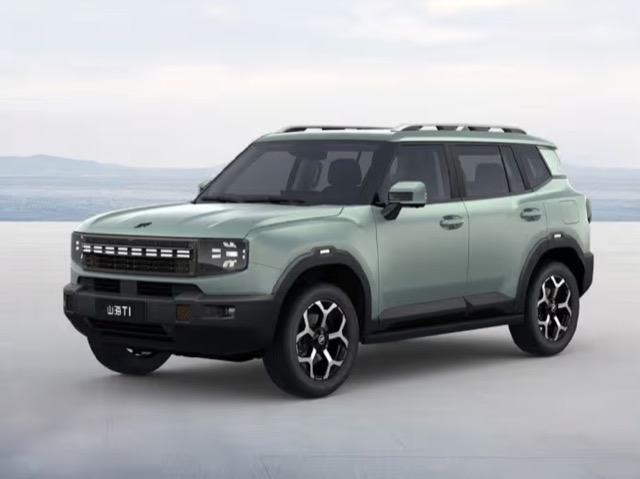 Side profile of Jetour T1 suv