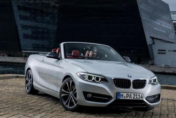 Rear view of BMW 2 Series Convertible (F23) 2014