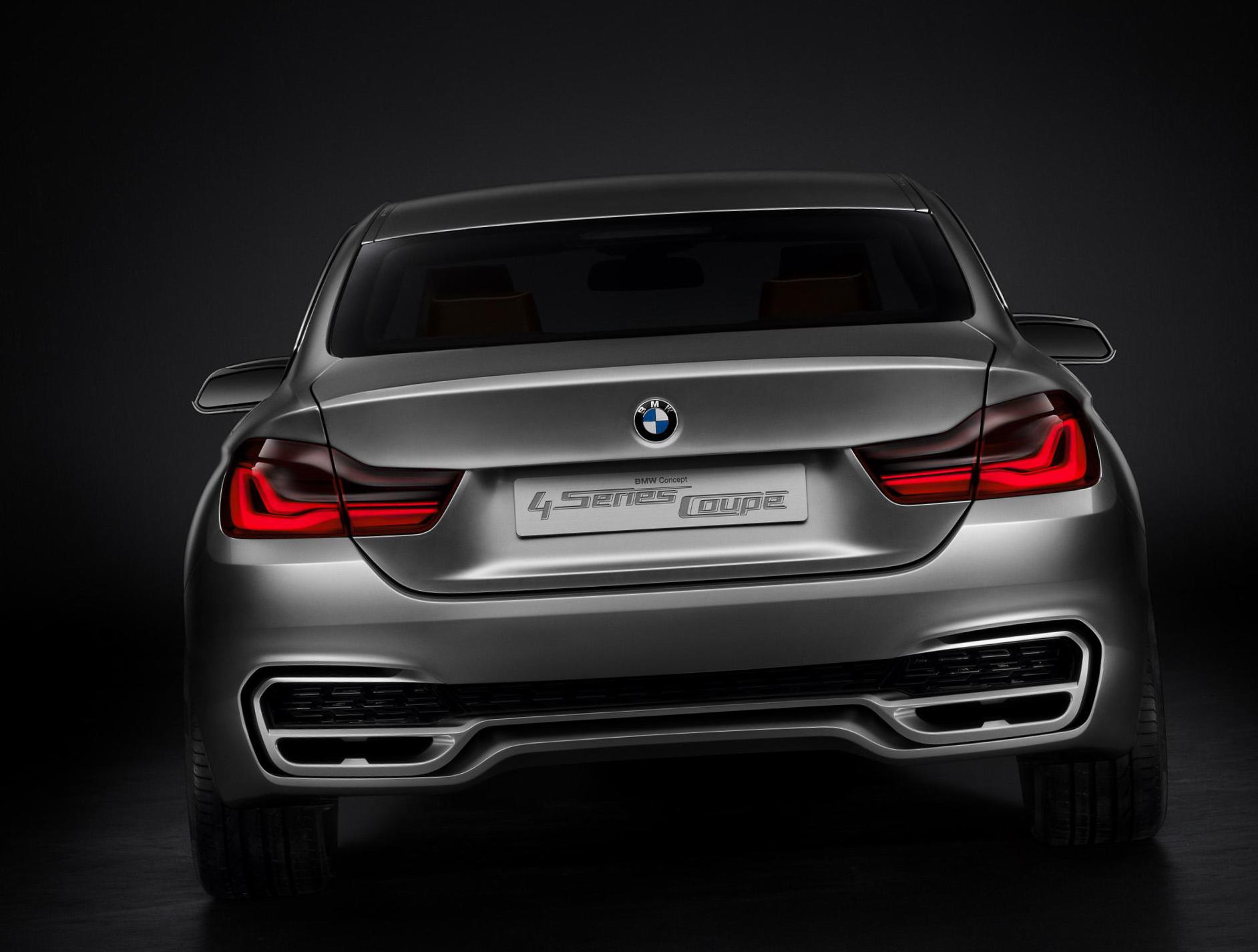 Rear view of BMW 4 Series Coupe (F32) 2013