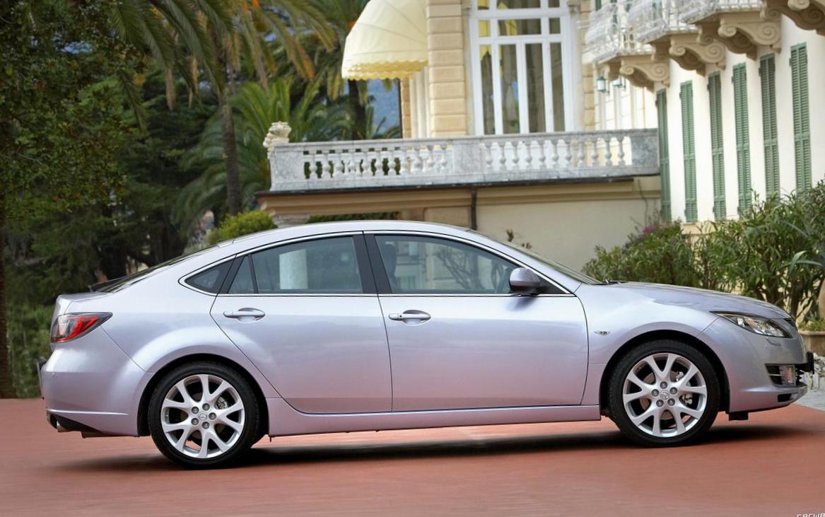 Rear view of Mazda 6 Hatchback 2008