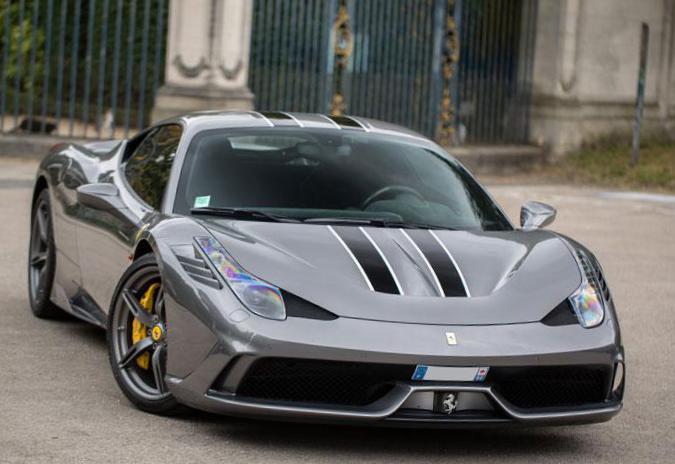 Rear view of Ferrari 458 Speciale 2013