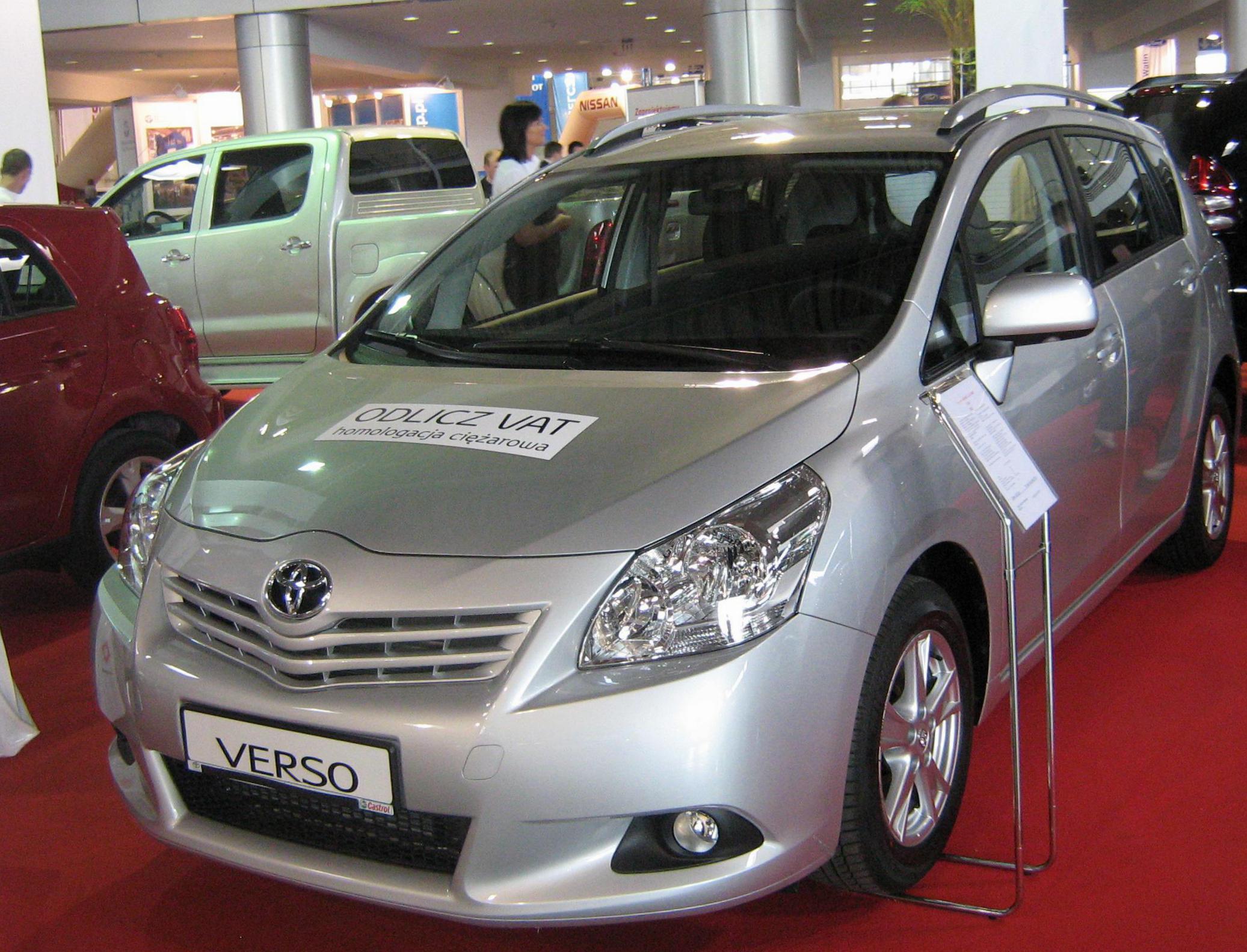 Verso Toyota lease 2010