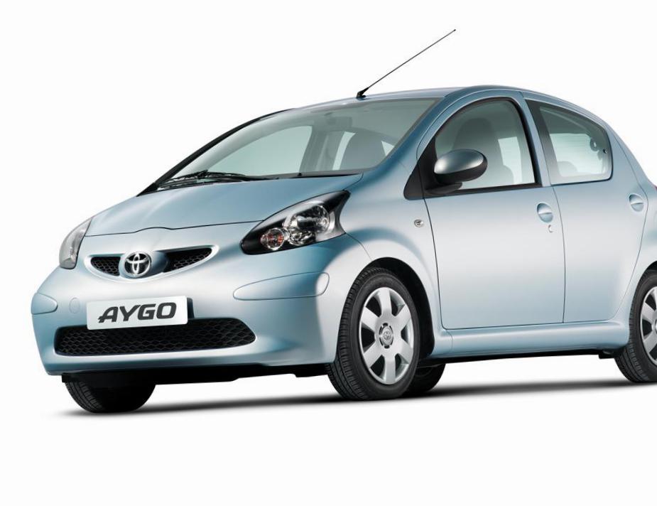 Toyota Aygo usa minivan
