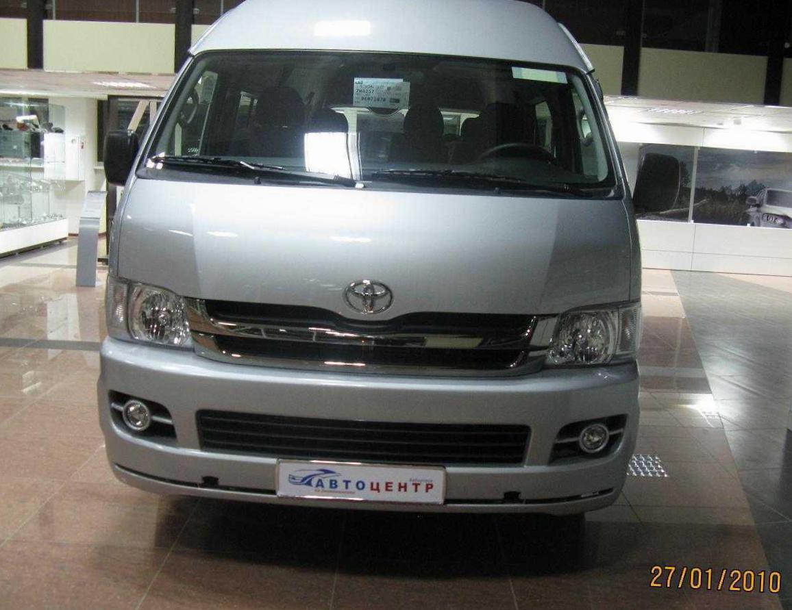 Toyota Hiace Specifications 2014